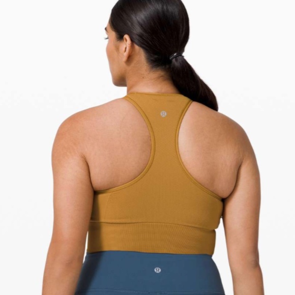 Lululemon Ebb to Train Bra Womens 10 Spiced Bronze NWT Expired Color! - Picture 2 of 7